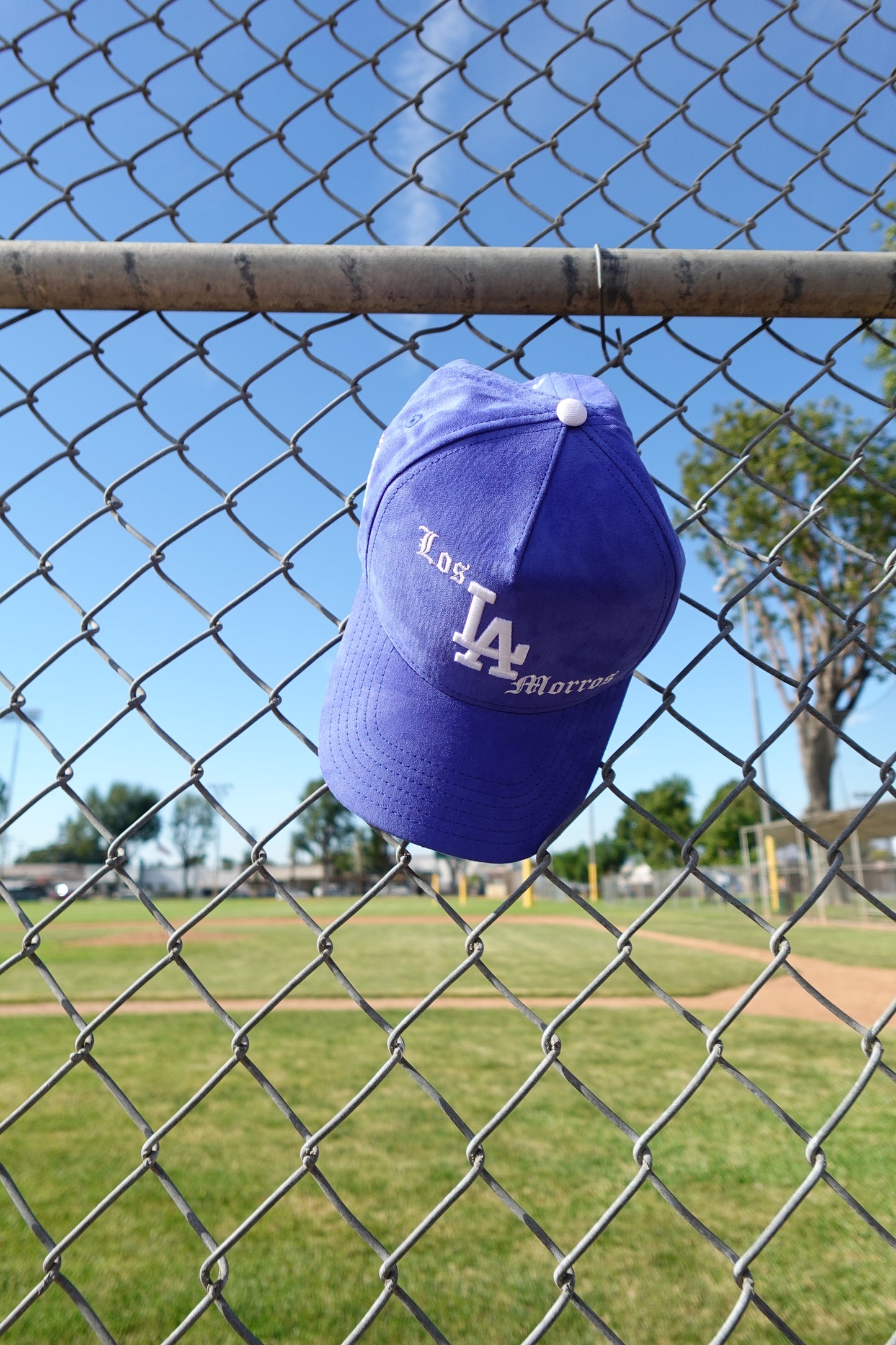 Para Los Morros "LA" Blue Suede Snapback