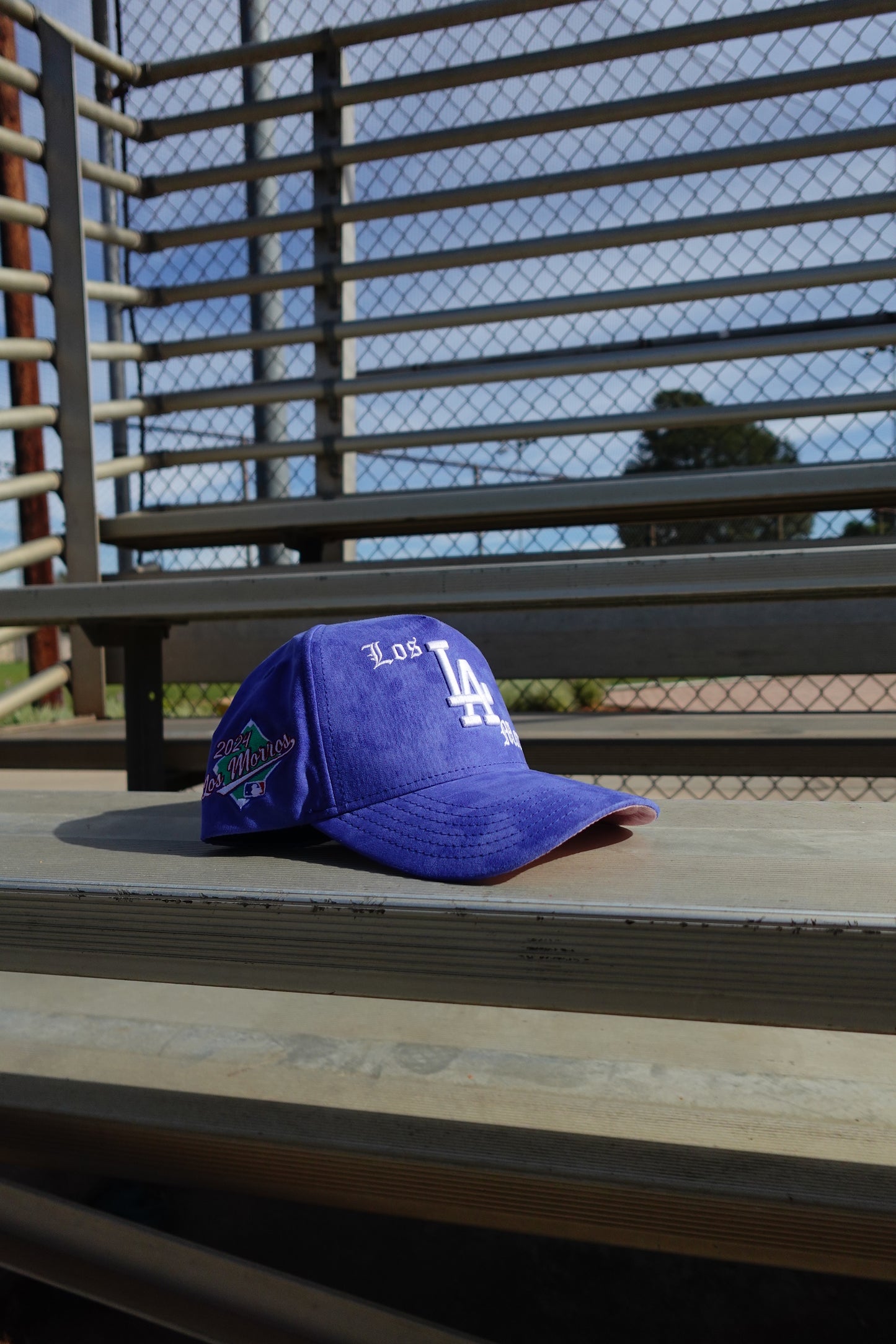 Para Los Morros "LA" Blue Suede Snapback